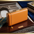 Grace: The Burnt Orange Frame Clutch