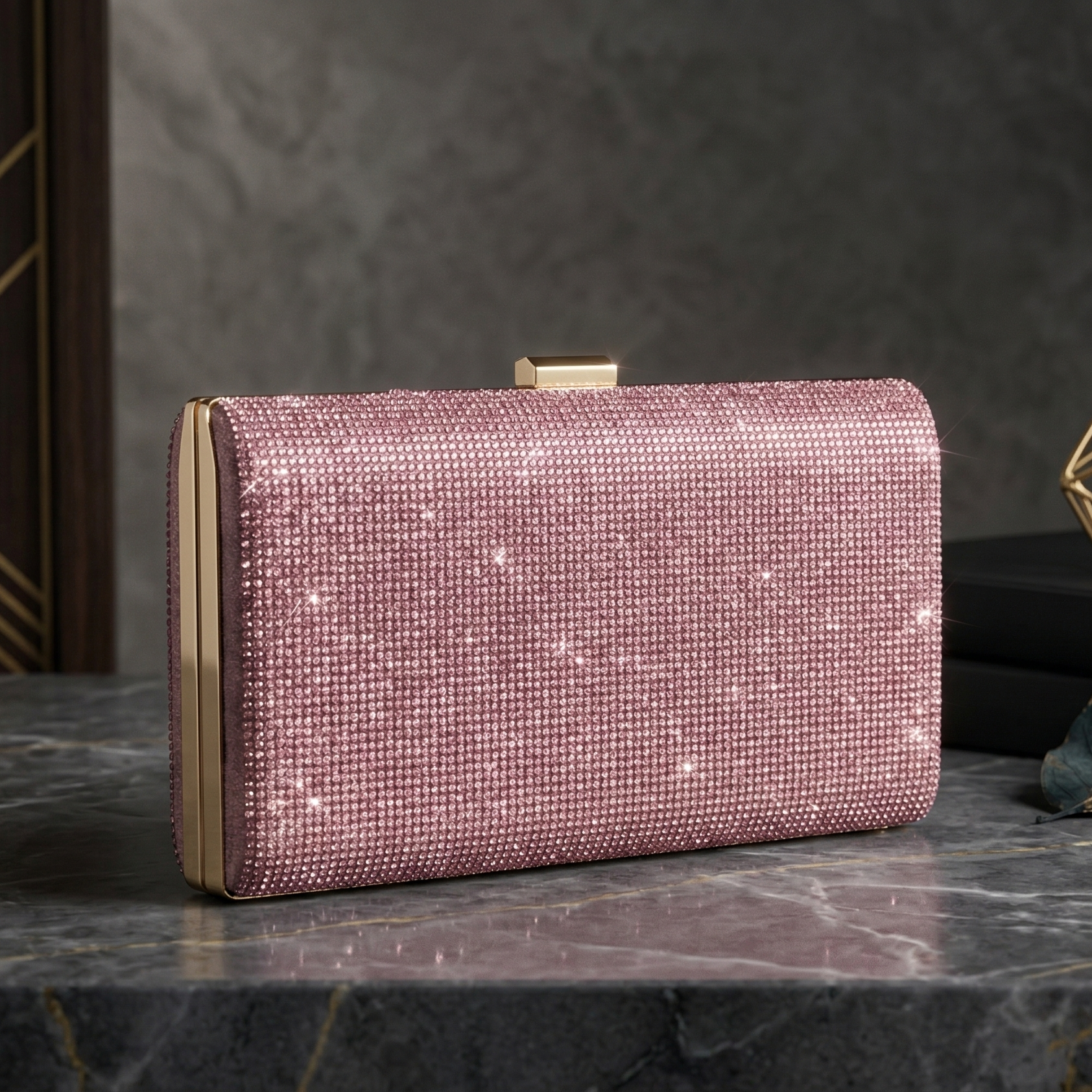 Juliet: The Blush Crystal Romance Clutch