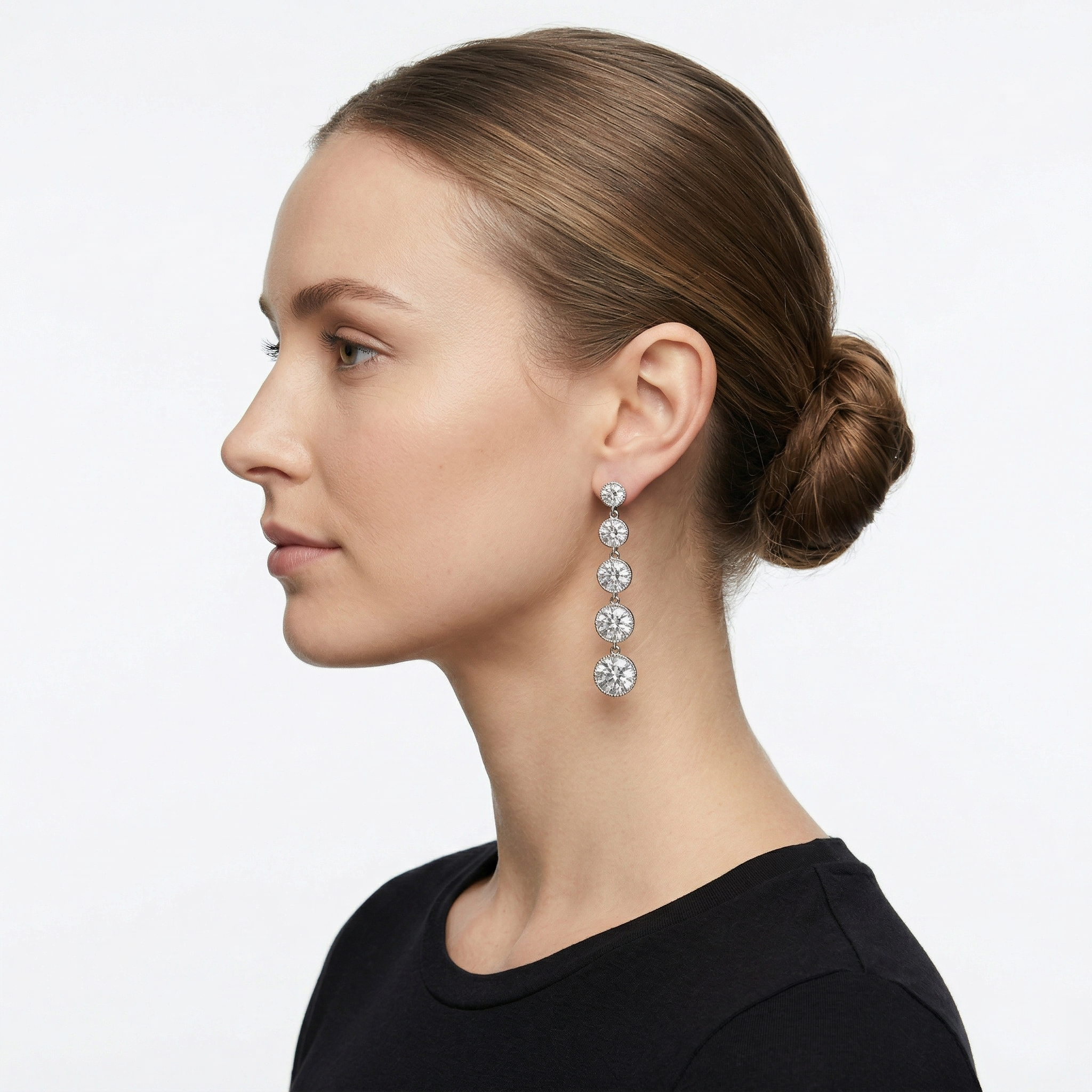 Matilda: The Silver Graduated Crystal Drop