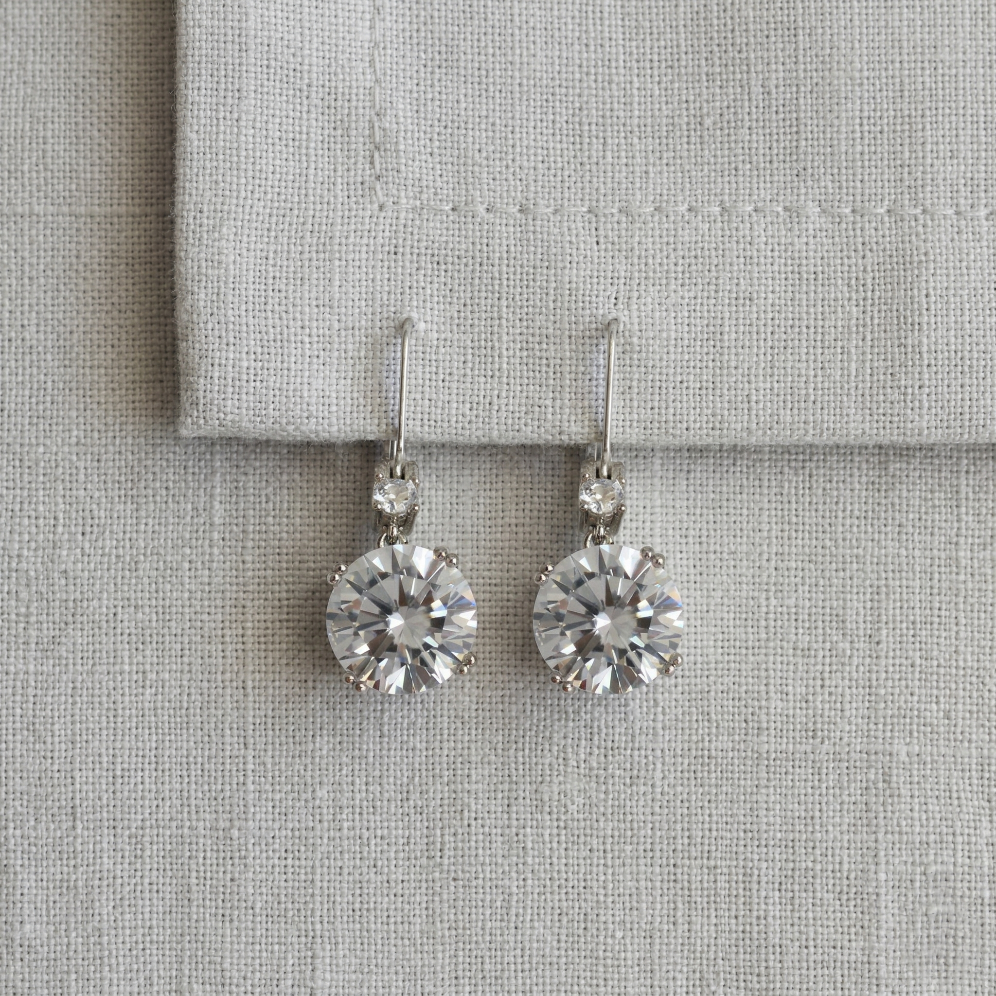 Sienna: The Silver Crystal Teardrop Hook