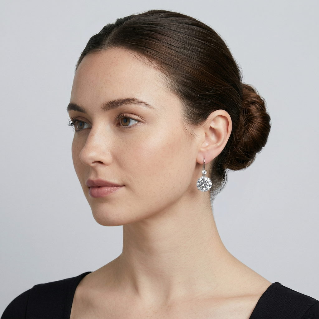 Sienna: The Silver Crystal Teardrop Hook