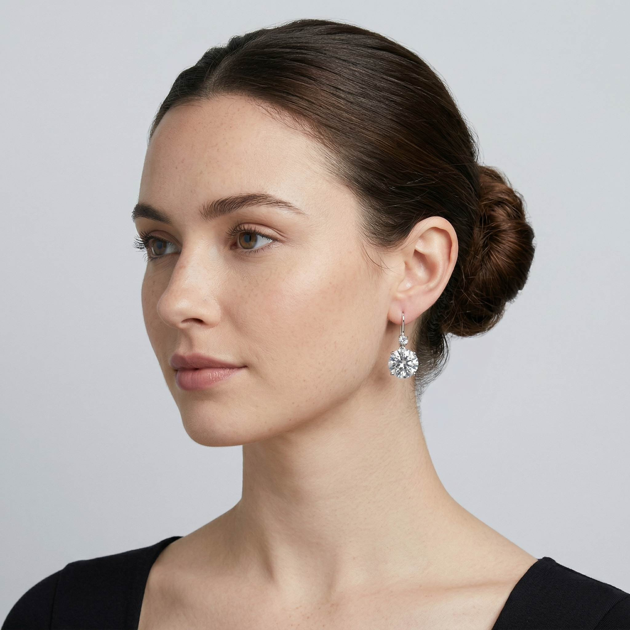 Sienna: The Silver Crystal Teardrop Hook