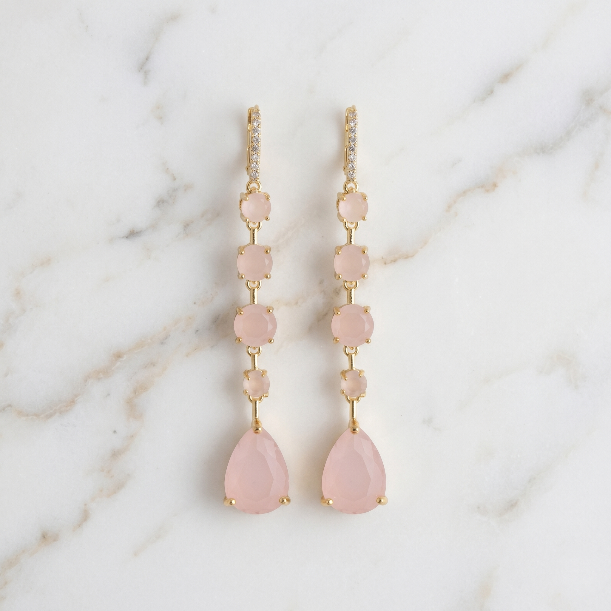 Violet: The Blush Delicate Rhinestone Drop