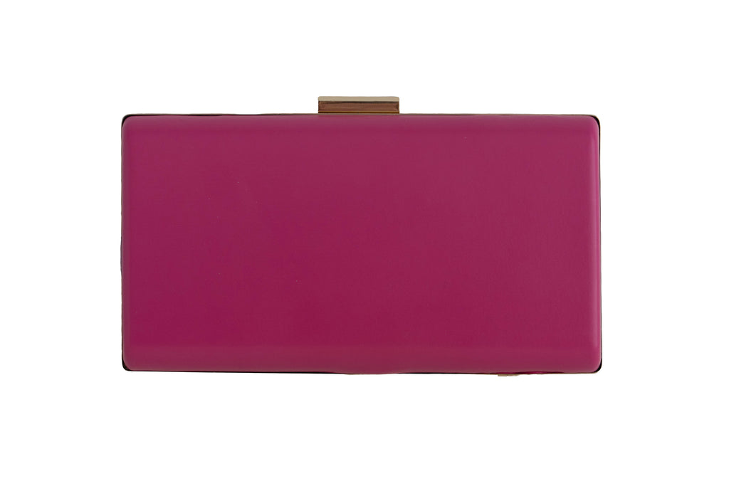 Pink clutch bag 